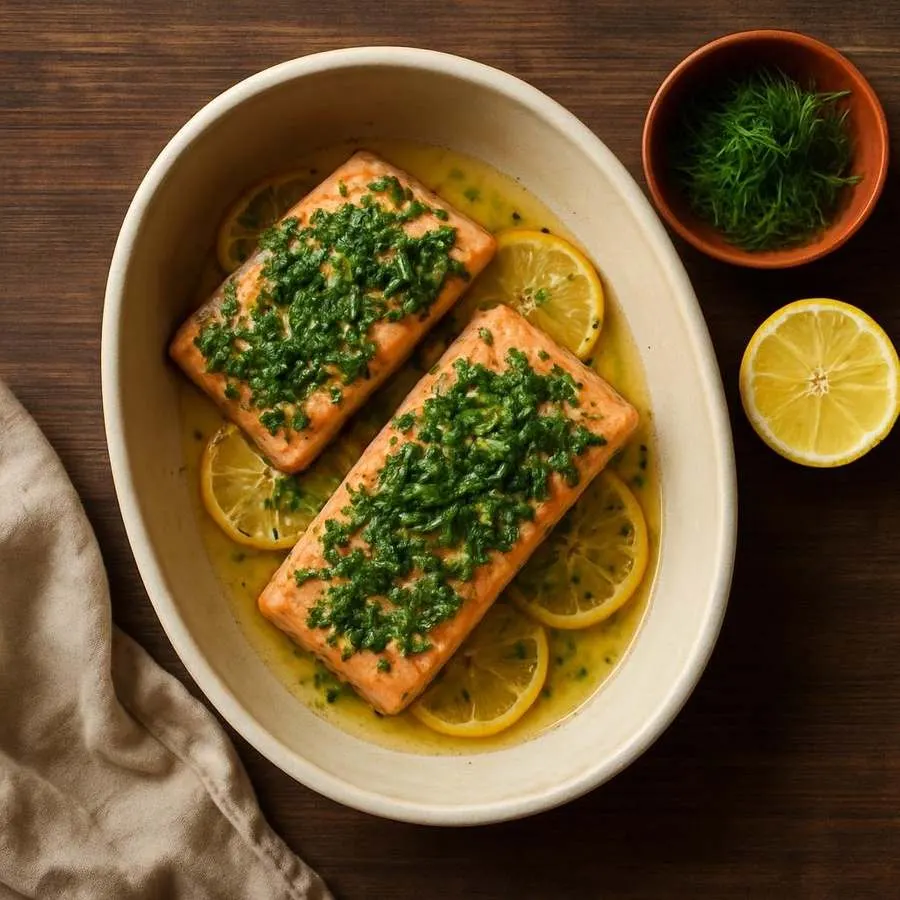 Lemon and Herb Baked Salmon