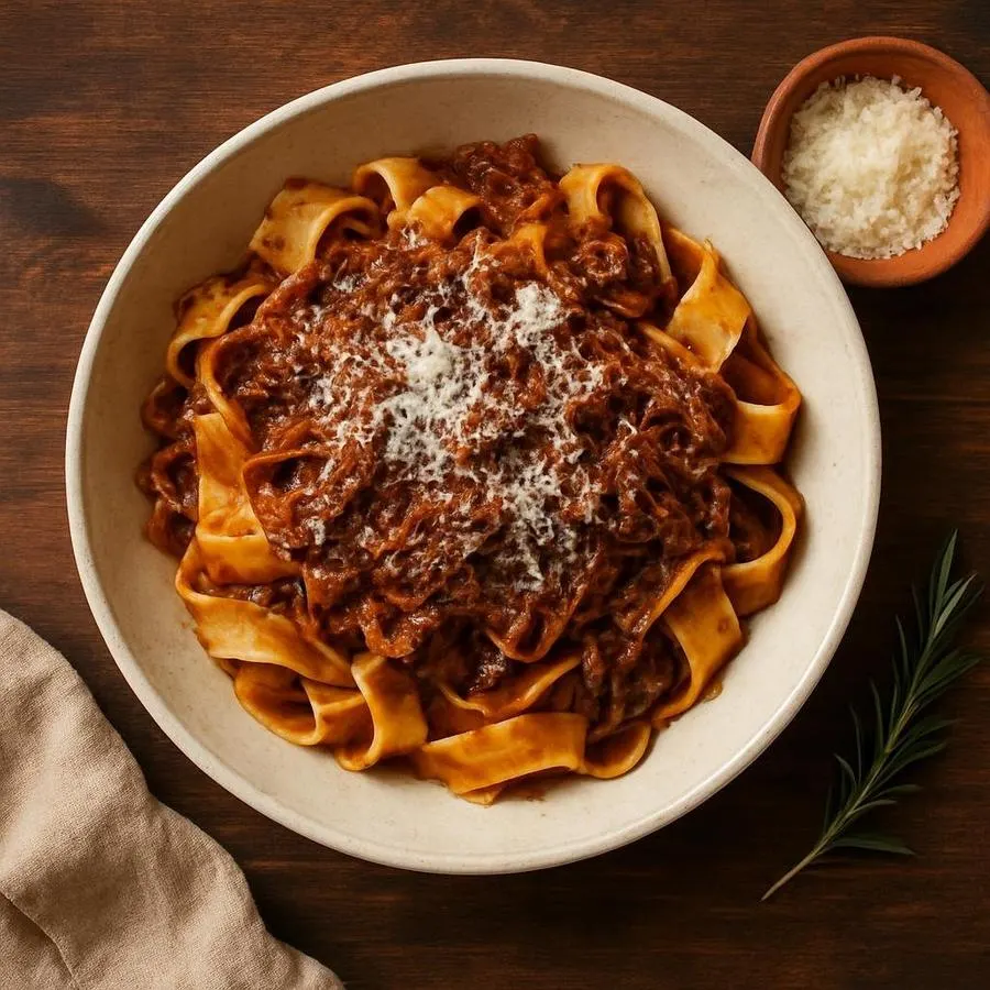 Slow Beef Ragu with Pappardelle