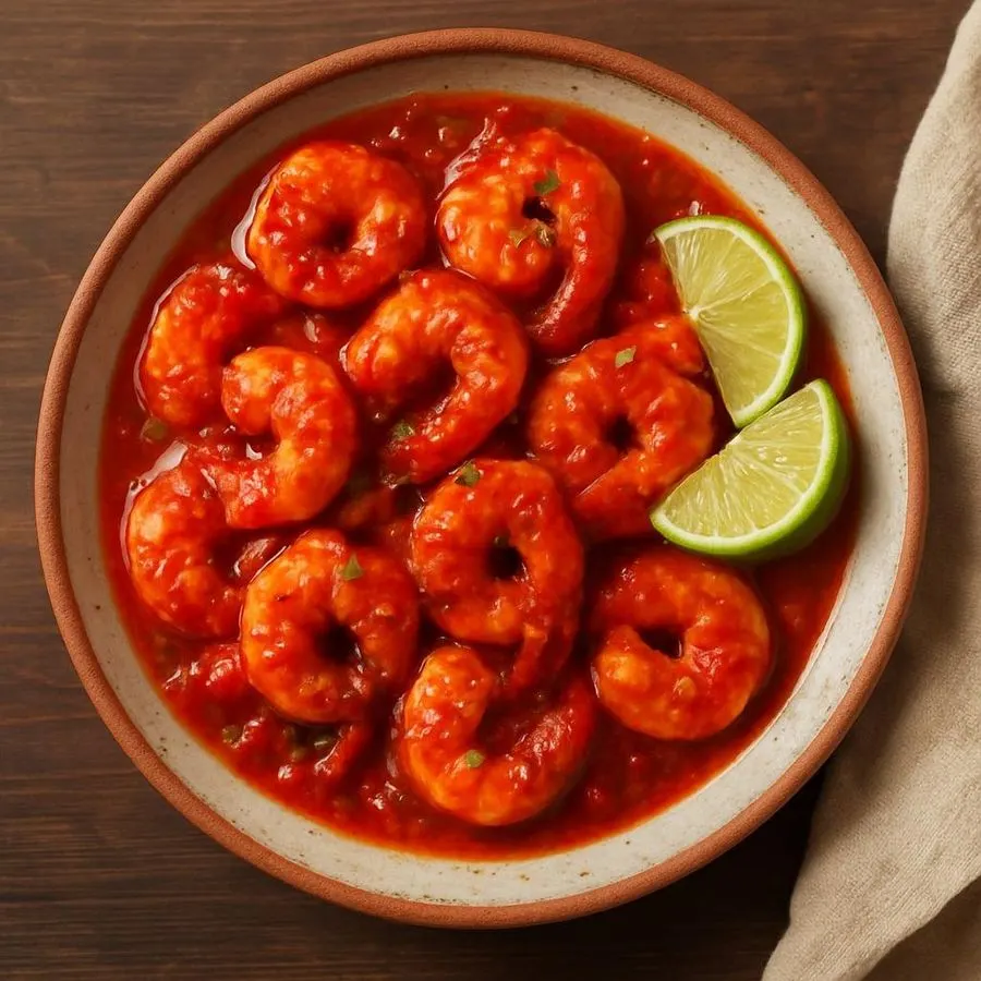 Camarones a la Diabla