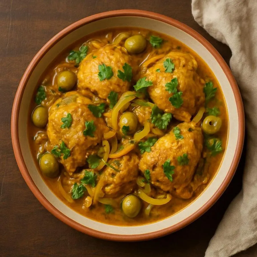 Chicken Tagine with Preserved Lemon and Olives