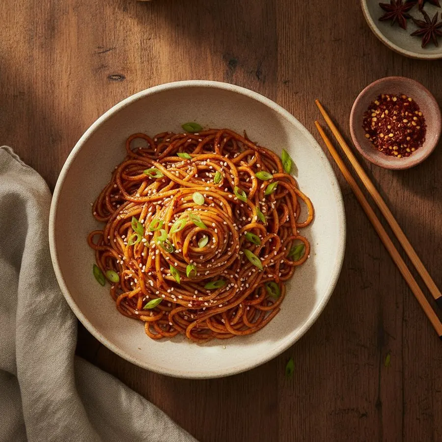 Garlic Chili Oil Noodles