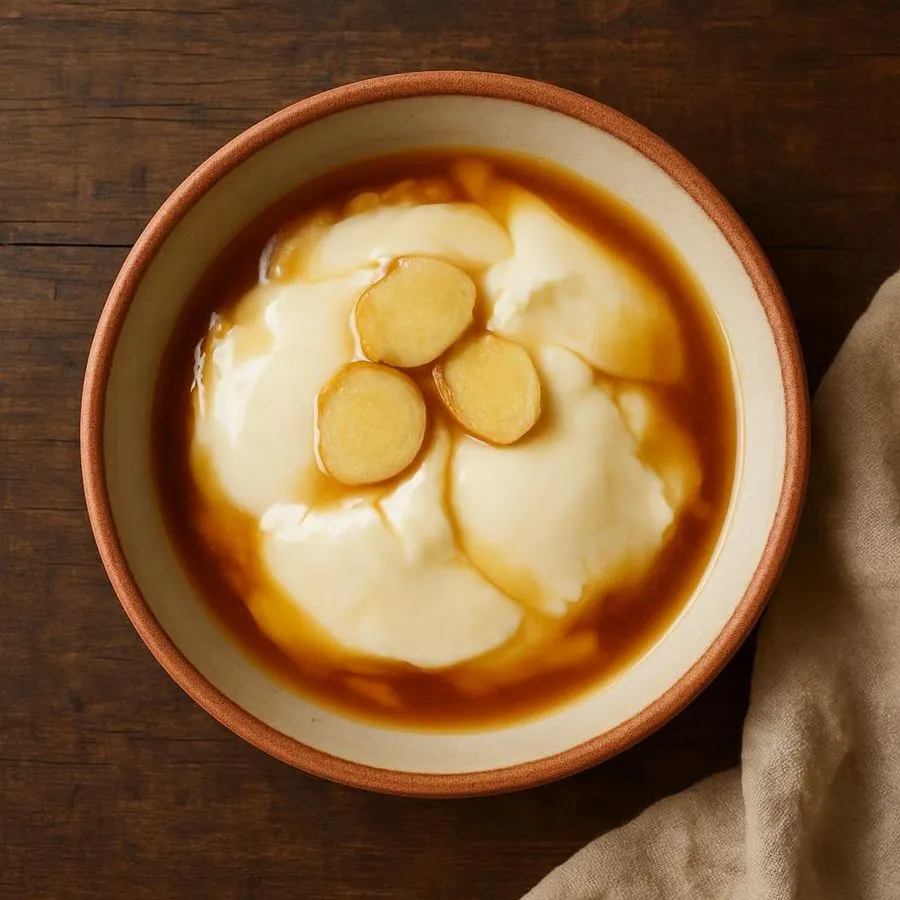 Douhua with Ginger Syrup