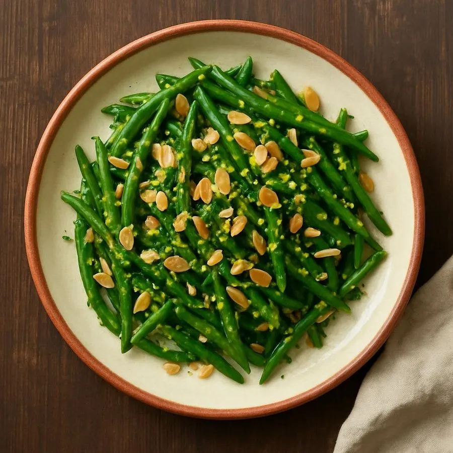 Haricots Verts Amandine