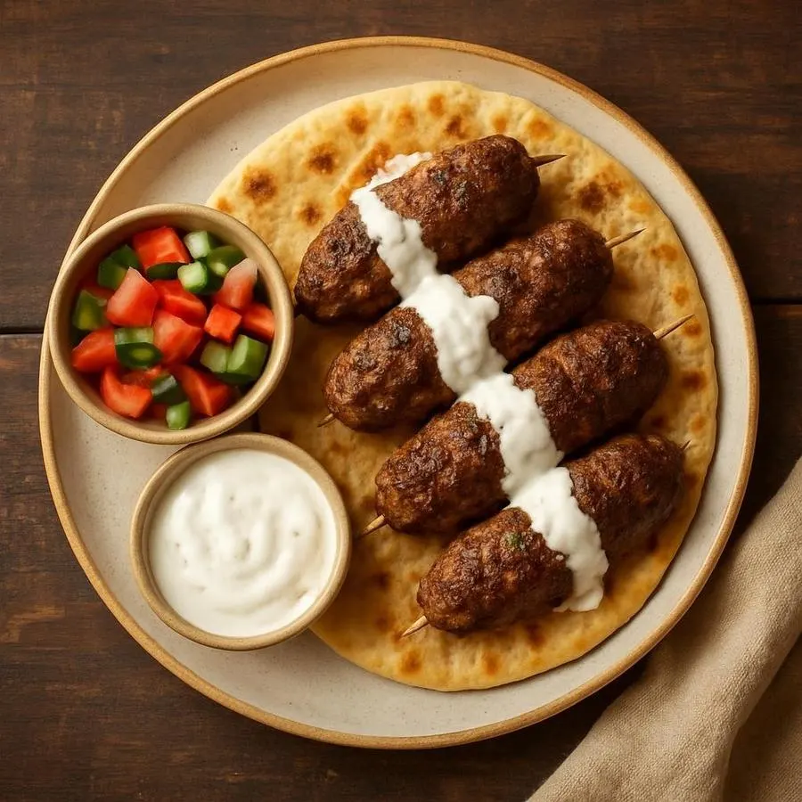 Lamb Koftas with Tahini Yoghurt