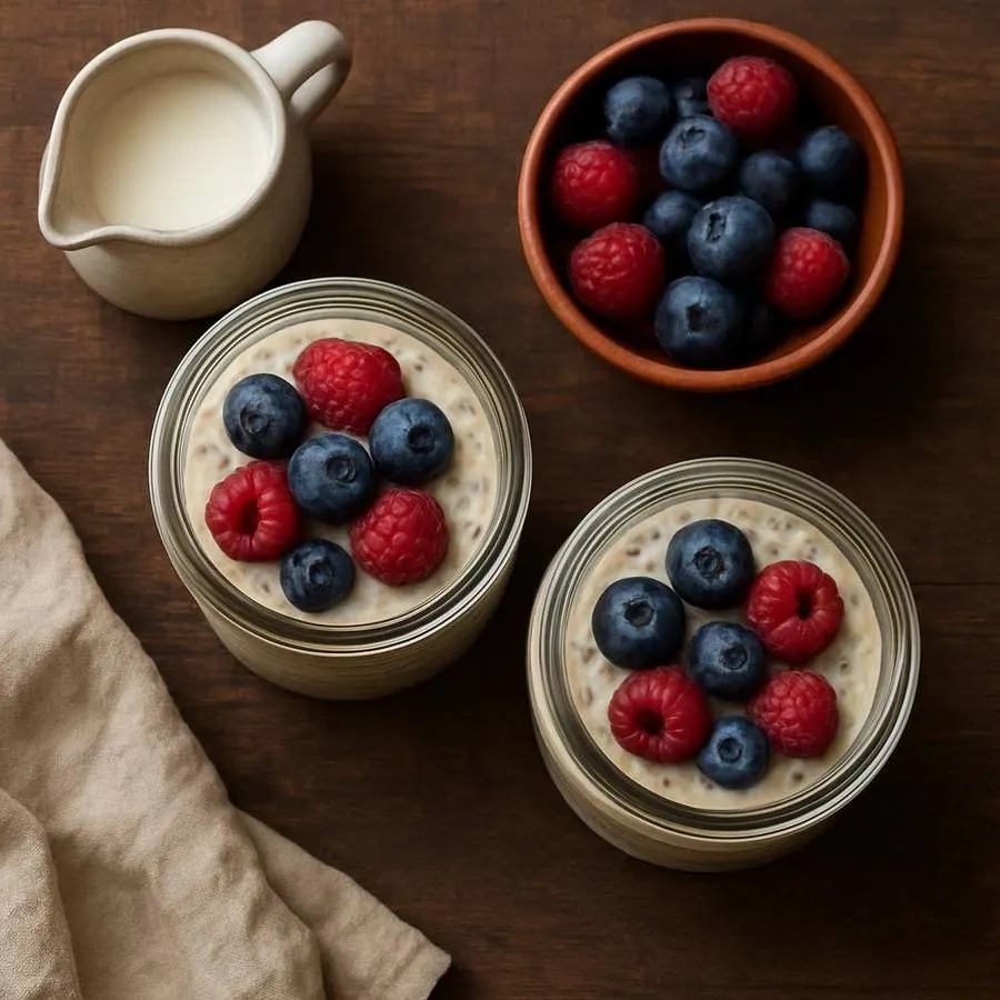Overnight Oats with Berries