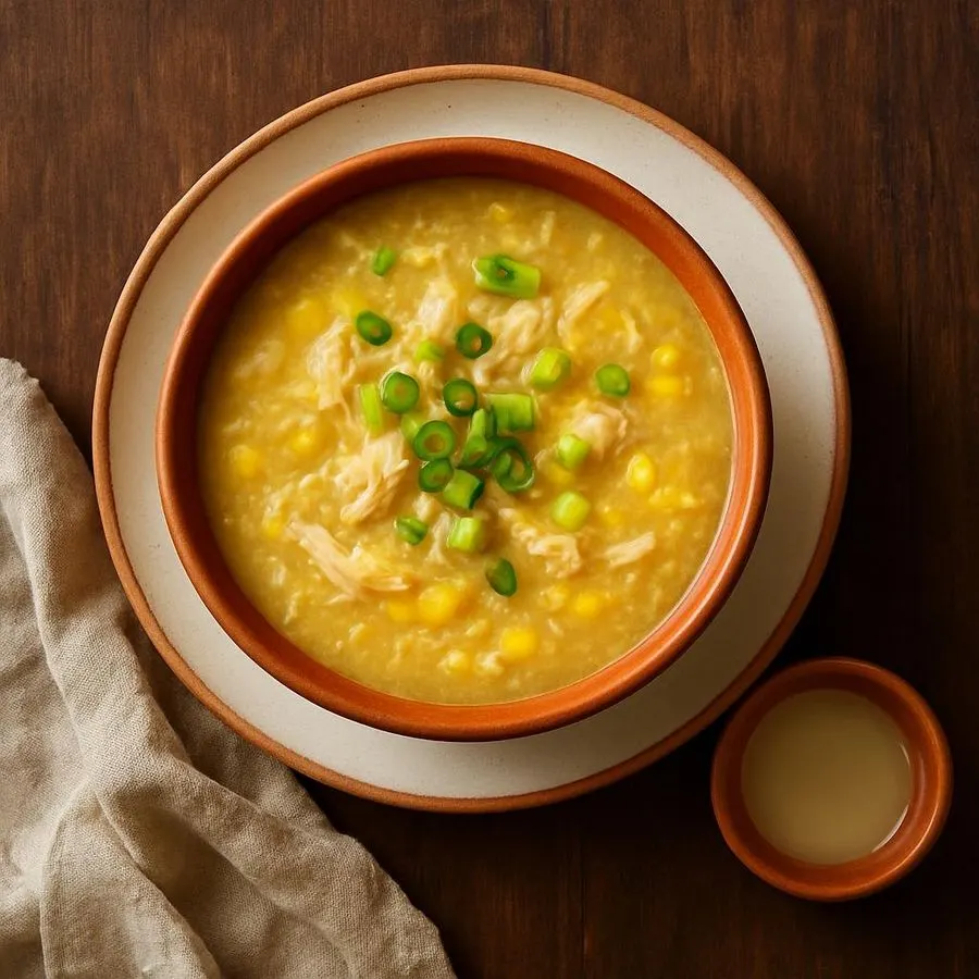 Pakistani Chicken Corn Soup