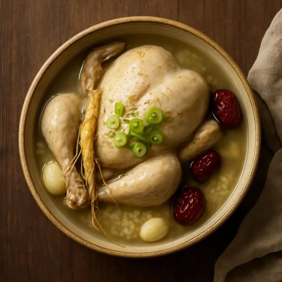 Samgyetang (Korean Ginseng Chicken Soup)