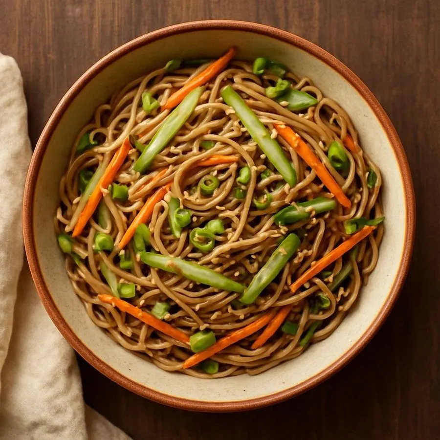Japanese Soba Noodle Salad