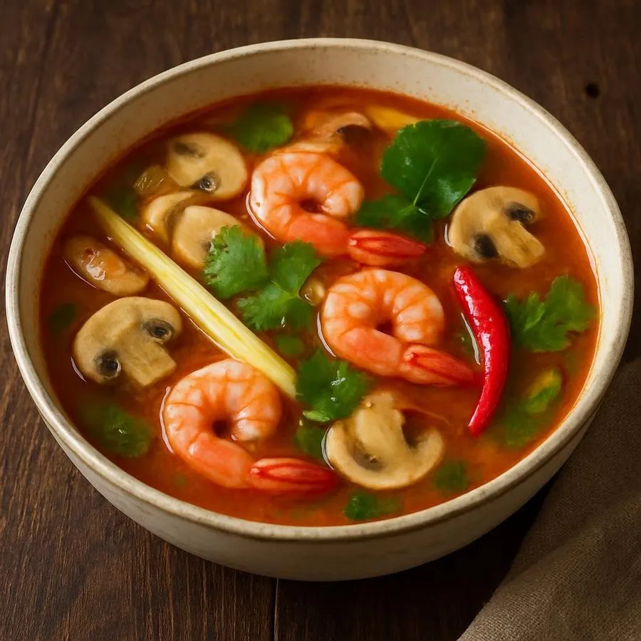Tom Yum Prawn Soup