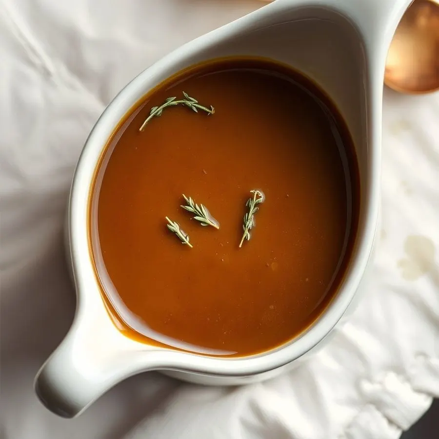 Turkey Gravy from the Roasting Tin