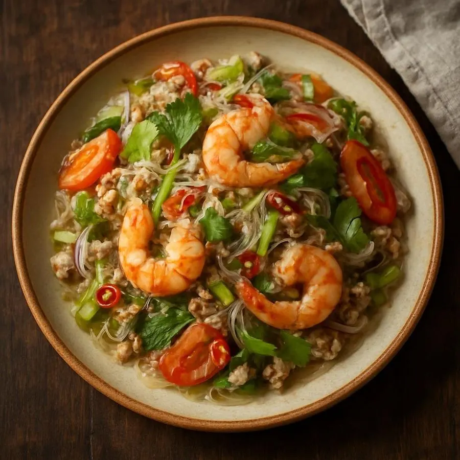 Yam Woon Sen (Thai Glass Noodle Salad)
